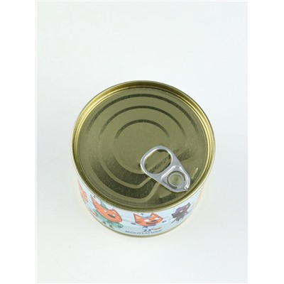 Леденцы монпансье в консервной банке «Три кота Новый год» 4 шт.