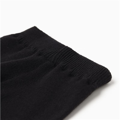 Брюки вязаные детские MINAKU: Knitwear collection, рост 74-80 см, чёрные