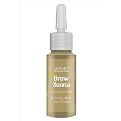 BrowXenna Хна для бровей, блонд №201, 10 мл KRISTALLER, 1107973