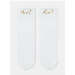 Полиамидные CONTE FANTASY Матовые носки с сияющей термоаппликацией Moment