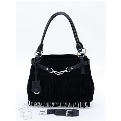 Сумка женская кожаная 98400MSS black Velina Fabbiano-Safenta