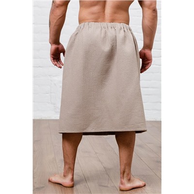 Полотенце для бани и сауны вафельное на липучке НАТАЛИ, 957958