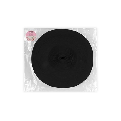 Резинка вязаная, 60 мм, 40±2 м, чёрная