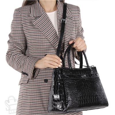 Сумка женская кожаная 8807VG black Vitelli Grassi