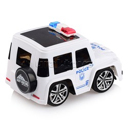 Машина "Полиция" черная/белая, в ассортименте, под колпаком