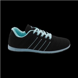 Кроссовки 5140-4 черно голубые