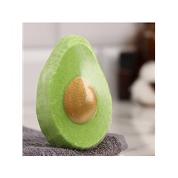 Бомбочка для ванн «авокадо» с ароматом клубники, 80 г