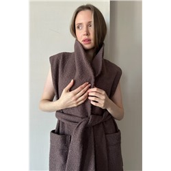 Жилет  LAMB079/01/Кофейный