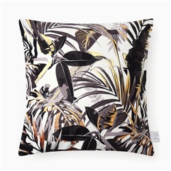 Чехол на подушку «Этель» Golden tropics, 40×40 см, велюр