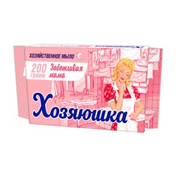 Мыло Хозяйственное Хозяюшка Заботливая мама для стирки детского белья 65% 200г