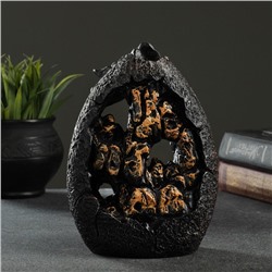 Подставка для благовоний TAKE IT EASY «Горы», набор благовоний конусы, стелющийся дым, 19×13×8 см