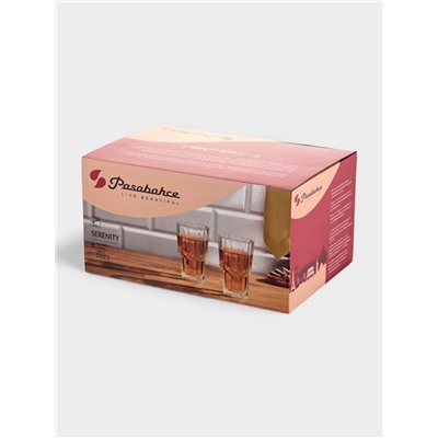 Набор стаканов Paşabahçe Serenity, 265 мл, 6 шт., стекло, прозрачный