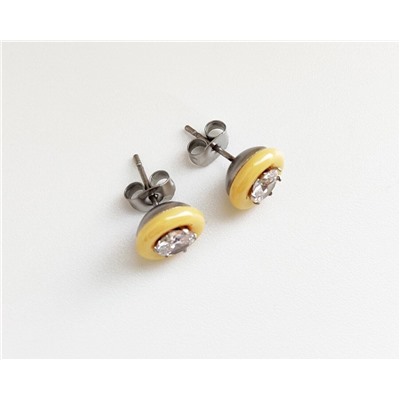 Серьги с керамикой