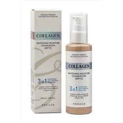 Enough Увлажняющий тональный крем 3 в 1 №13 / Collagen Whitening Moisture Foundation, 100 мл KRISTALLER, 1107782