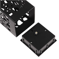 Садовый светильник «Ажурный», уличный, на солнечной батарее, 6×29×6 см, 1 LED, свечение тёплое белое