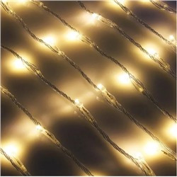 Гирлянда занавес желтый,  3х3м, 220В, 480led, 8режимов