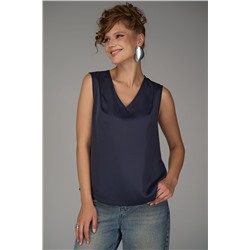 Топ Базовый – шёлк (черника)