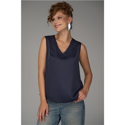 Топ Базовый – шёлк (черника)