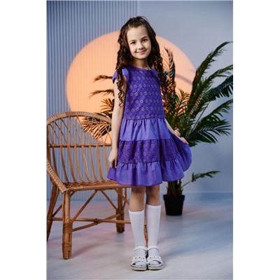 Платье 9184 детское (Фиолетовый)