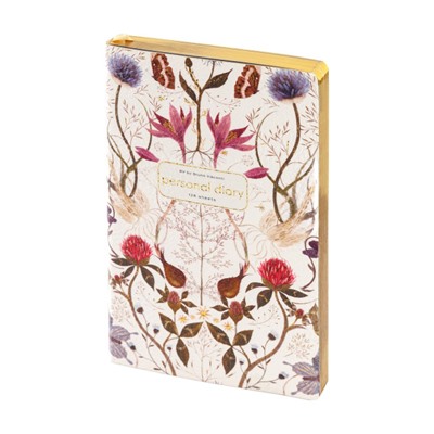 Ежедневник недатированный А5 256 стр. ЛАЙТ "Symmetrical Flora" 3-743/14 Bruno Visconti