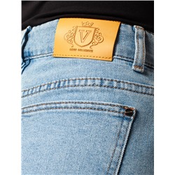 Шорты-бермуды из эластичного денима