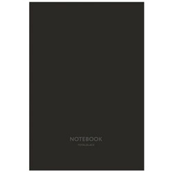 Тетрадь А4  80л клетка "TOTAL BLACK" 25033 Полином