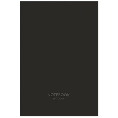 Тетрадь А4  80л клетка "TOTAL BLACK" 25033 Полином