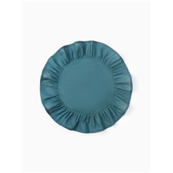 Набор салфеток «Этель», 36×36 см - 2 шт., бирюзовый, лён 48%, хлопок 52%, 206 г/м²