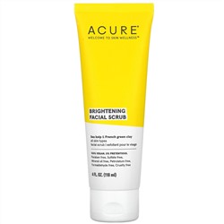 Acure, осветляющий скраб для лица, 118 мл (4 жидк. унции)