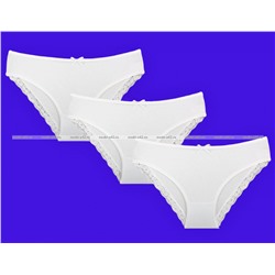 Детские трусы для девочек Турция арт. 40010 (40016, 42010, 40131, 42131) БЕЛЫЕ
