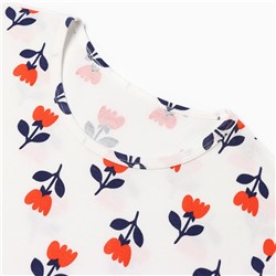 Пижама женская (футболка, шорты) Catfit, молочная, размер 44