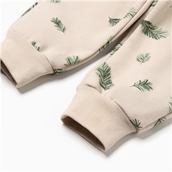 Костюм детский (худи и брюки) «Крошка Я. Еловые веточки», рост 86-92 см