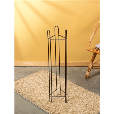 Кашпо на подставке «Хани», 18×18×91.5 см, железо