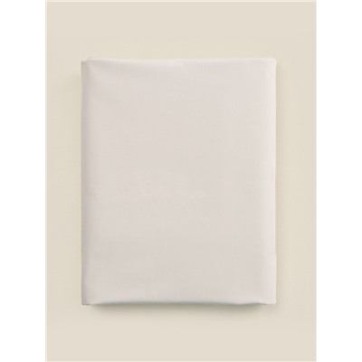 Простыня на резинке 1.5-спальная SL Home, 140×200+30 см, молочная, перкаль