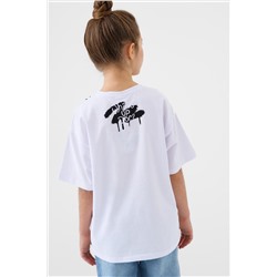 Фуфайка трикотажная для девочек (футболка) PLAYTODAY, 1240800