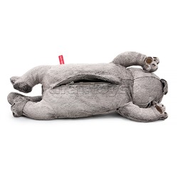 Кот Басик сонный с карманом на молнии (пижамница), 50 см