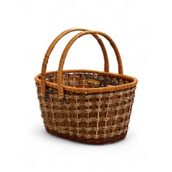 Корзина плетёная для хранения «Пикник», 26×35×37, ротанг