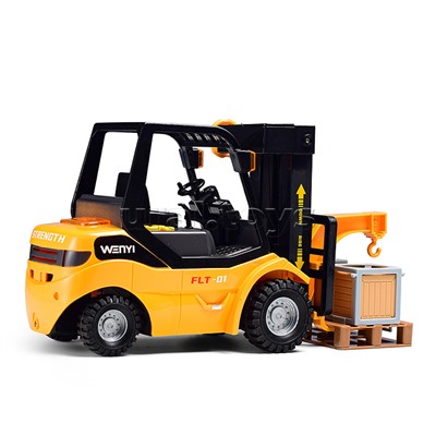 Погрузчик "Вилочный" 1:14 (свет. Звук) в коробке