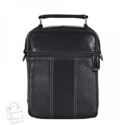 Сумка мужская кожаная 22663Z black Zinimxs