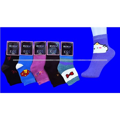 BVKU носки детские внутри махра с разными рисунками арт. С 237