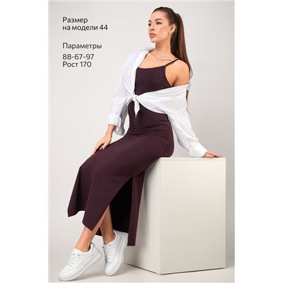 Женское платье-сарафан с разрезами Happyfox