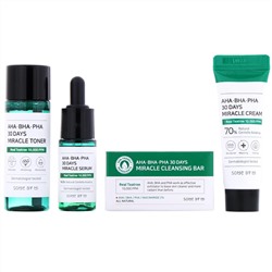 Some By Mi, AHA.BHA.PHA, 30 Days Miracle, стартовый набор из 4 предметов