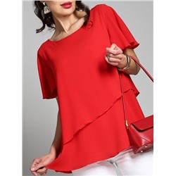 Блузка Все легко и просто, рэд