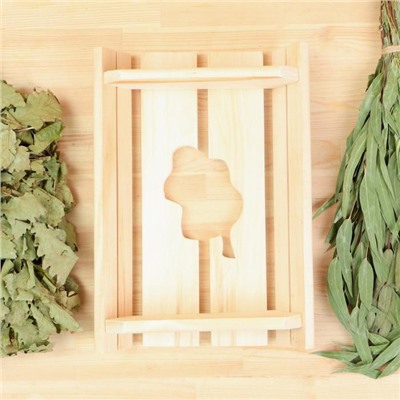 Абажур для бани и сауны «Дубок», деревянный, настенный, «Добропаровъ»