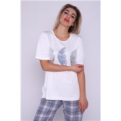 Футболка женская белая 97