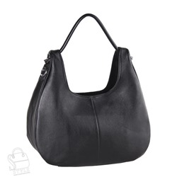 Сумка женская кожаная 6087Q black Polina&Eiterou