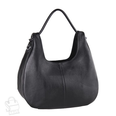Сумка женская кожаная 6087Q black Polina&Eiterou