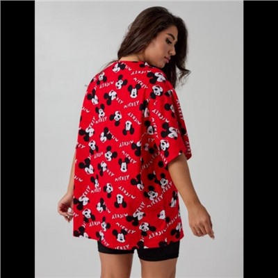 Футболка Ирбис (Микки красный)