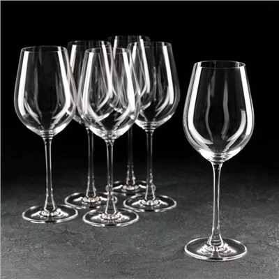 Набор стеклянных бокалов для вина Columba, 500 мл, 6 шт.