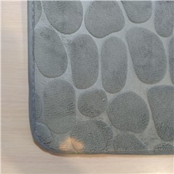 Коврик для ванной 50х80см, серый УЦЕНКА